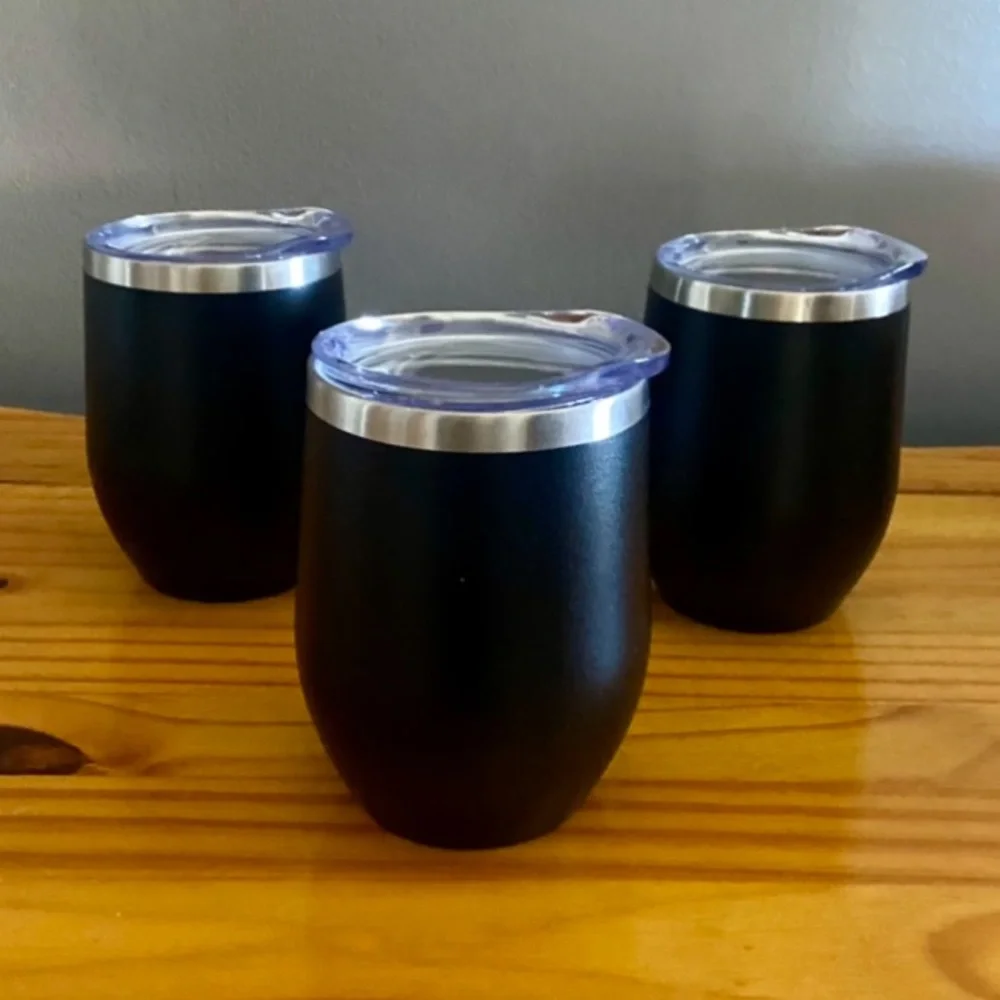 Stainless Steel Double-layer Vacuum Insulated Thermal Stemless Wine Tumblers - 3